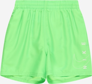 Maillot de bain de sport Nike Swim en vert : devant