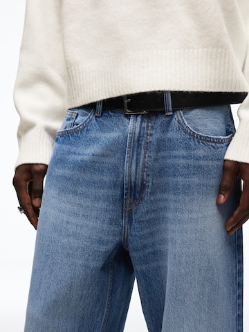 Bershka Baggy Дънки в синьо