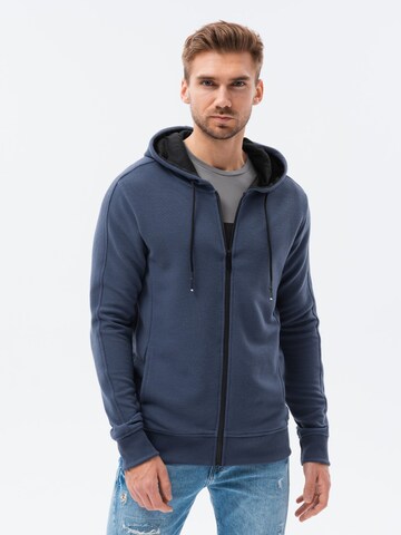 Ombre Sweatshirt 'B1157' in Blue: front