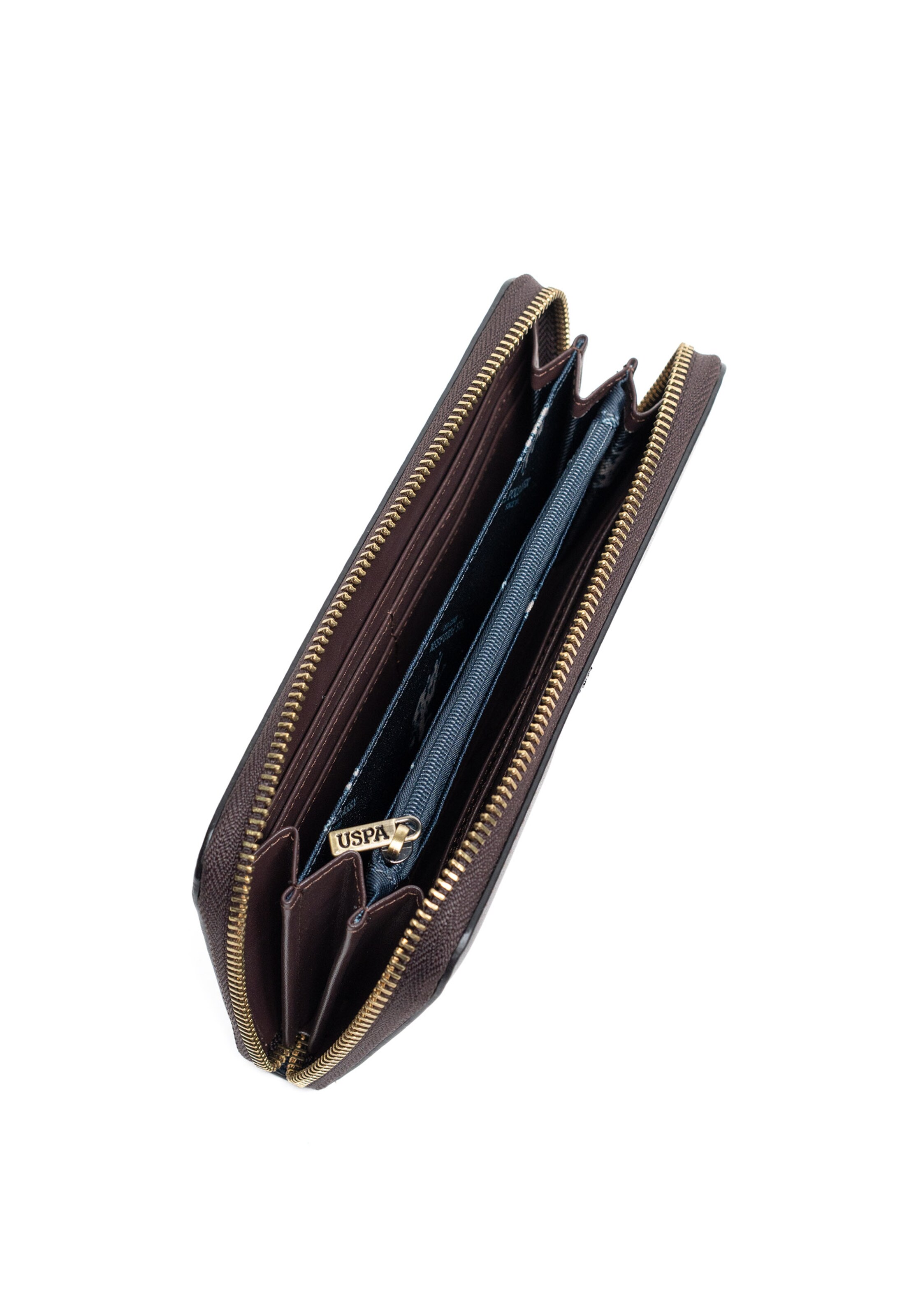 Portamonete di U.S. POLO ASSN. in marrone