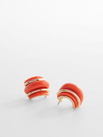 Boucles d'oreilles 'MARINA' MANGO en rouge