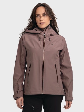 Schöffel Outdoor jacket 'Cascata' in Purple: front