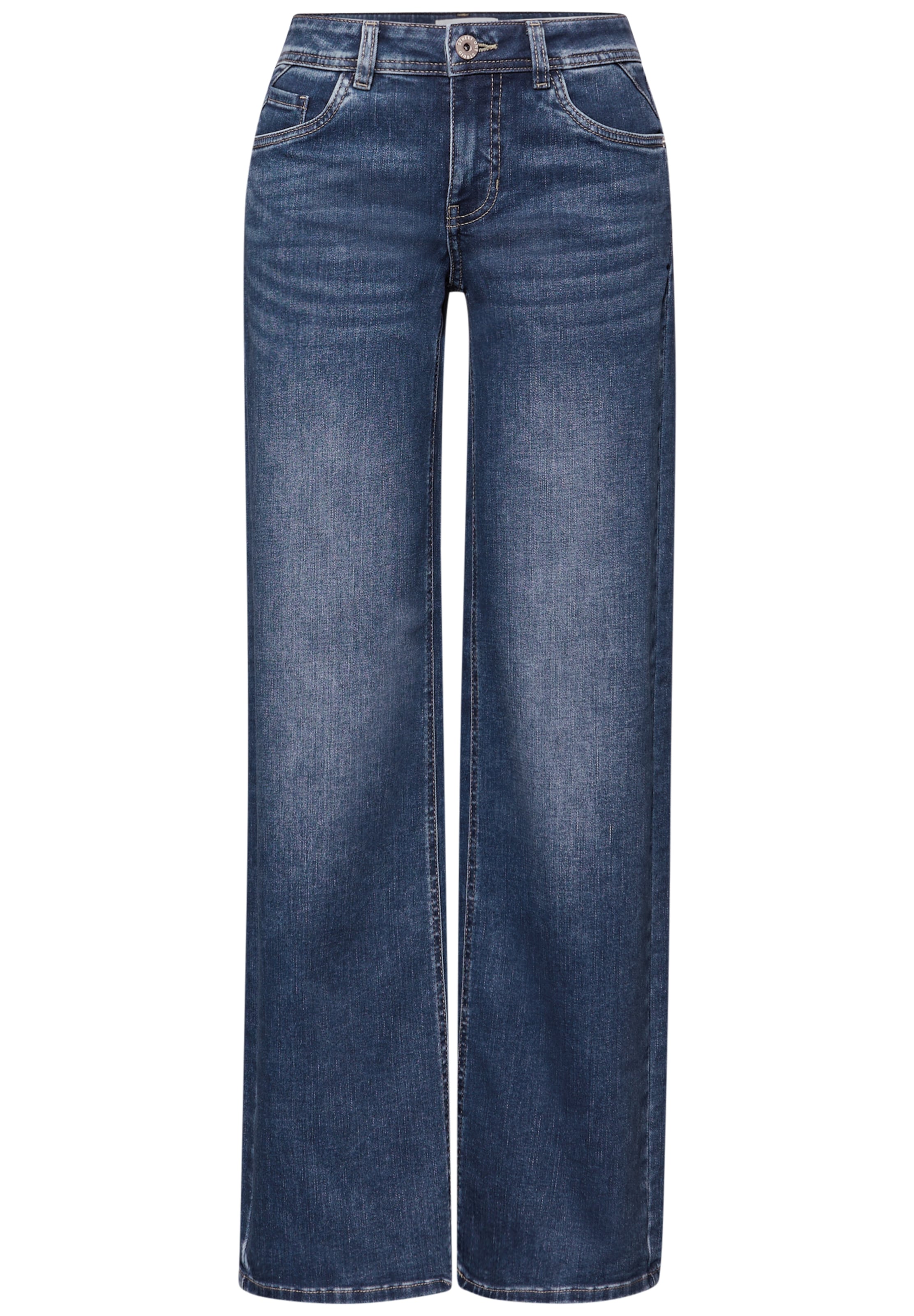Street One Studio Regular Jeans in Blue: front