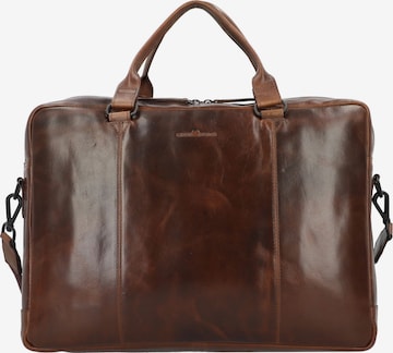 GREENBURRY Aktentas 'Newport' in Bruin: voorkant