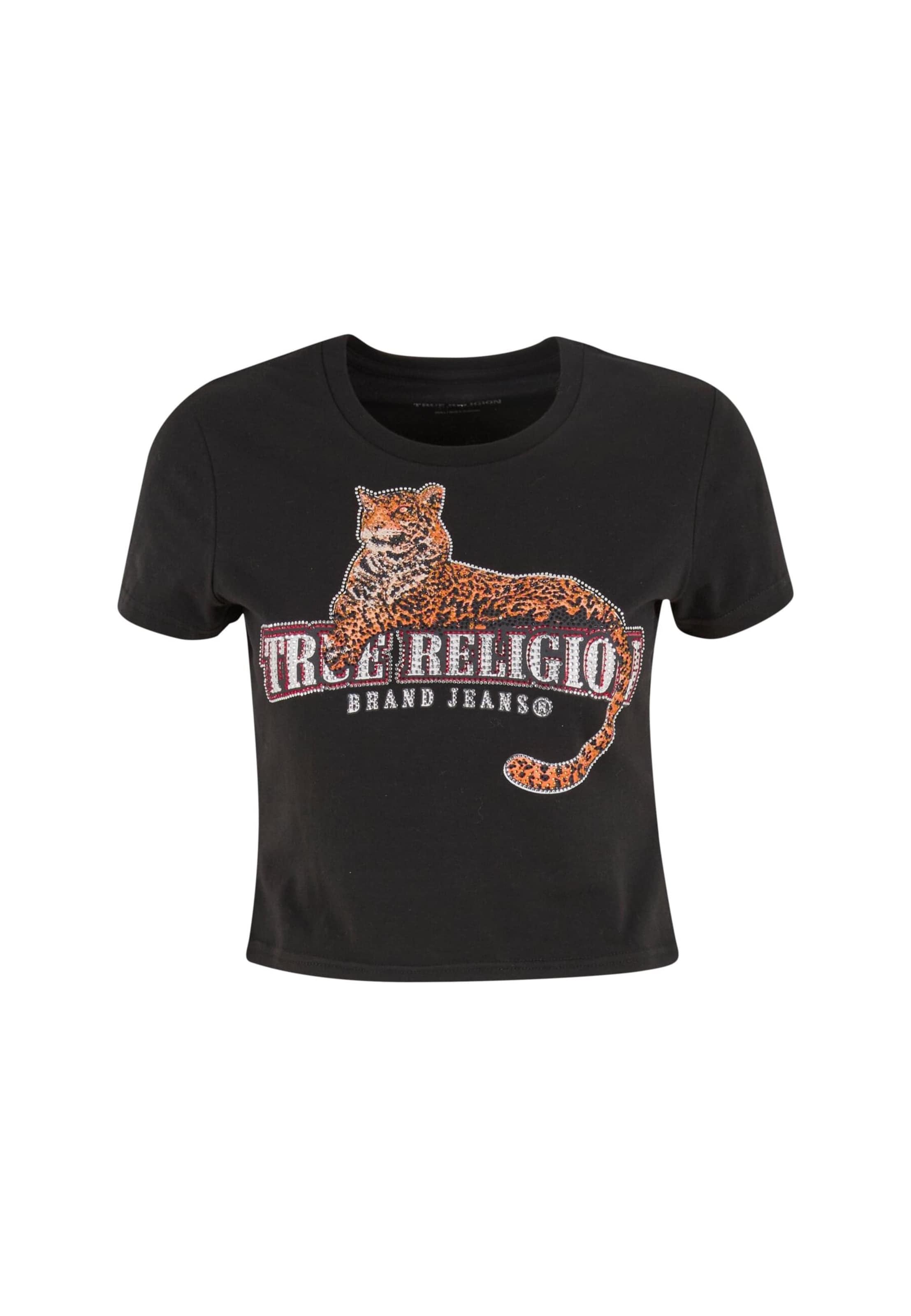 True Religion Tričko – černá: přední strana