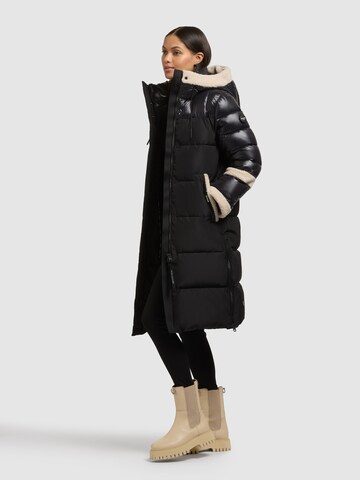 khujo Wintermantel 'Desna2' in Zwart