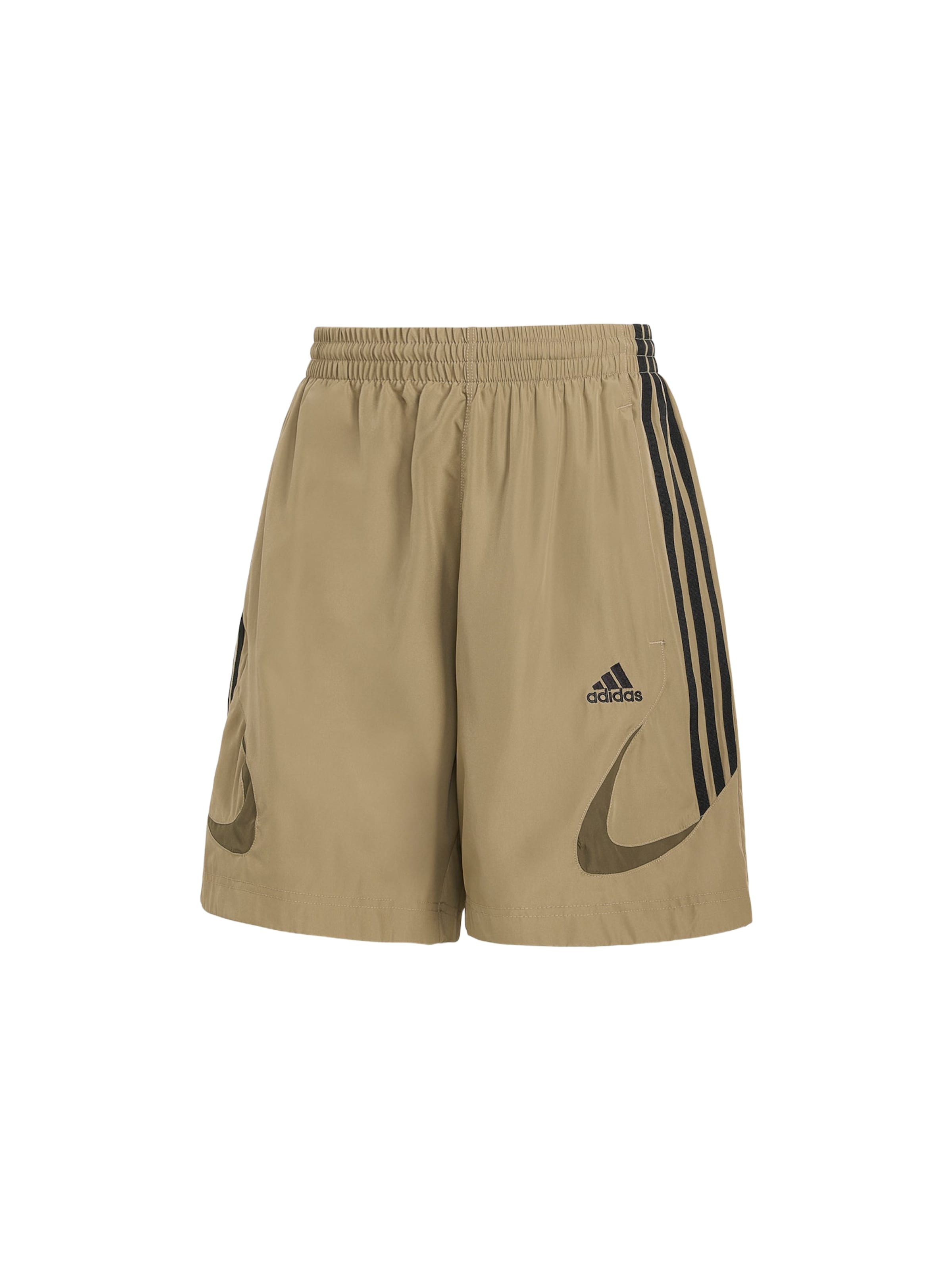 ADIDAS - Regular Calças de desporto em castanho: frente