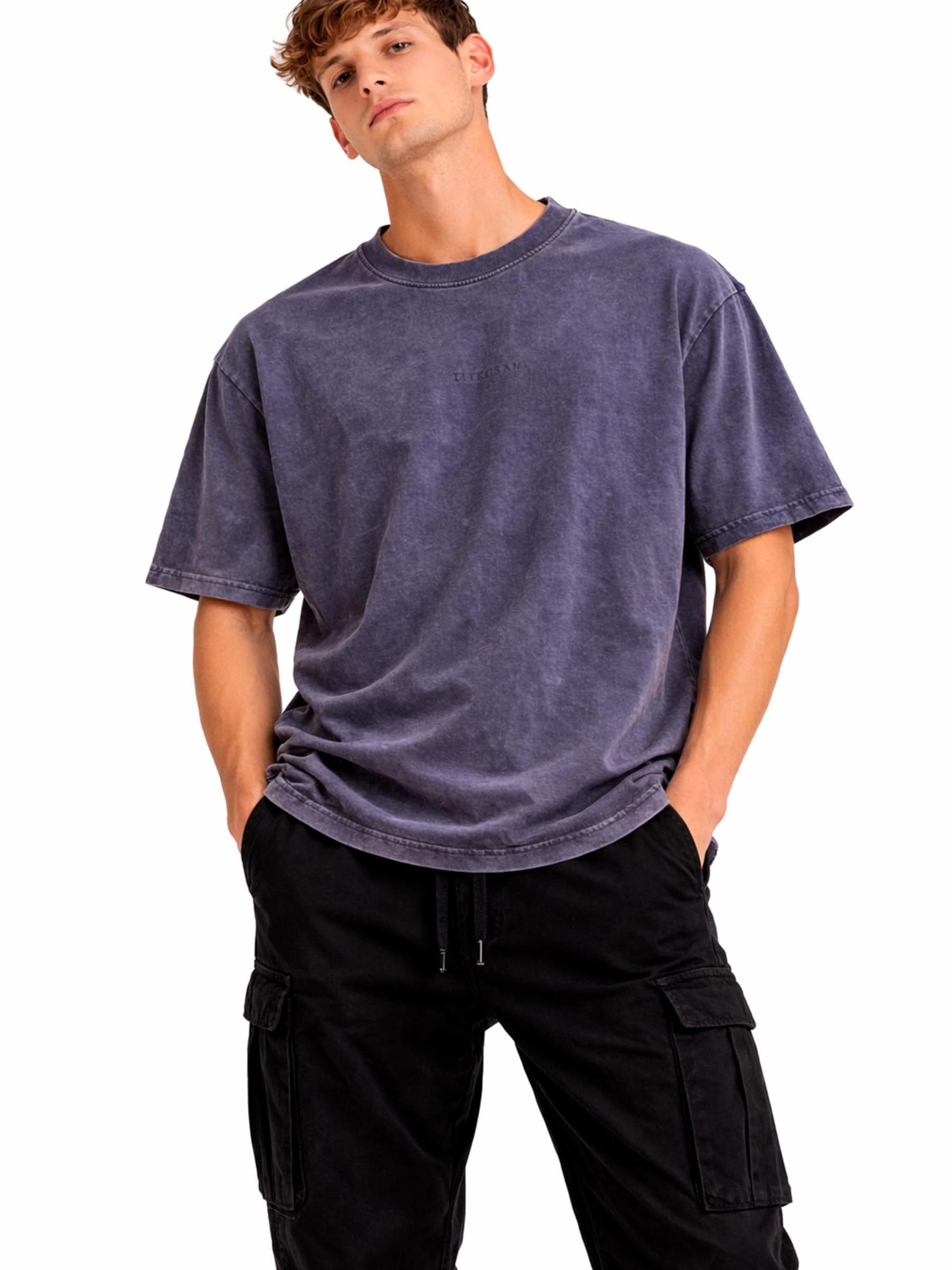 A Question Of (AQO) Shirt 'Ozzy Tee Acid' in Purple: front