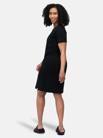greenjama Nightgown 'Derby-Rib' in Black