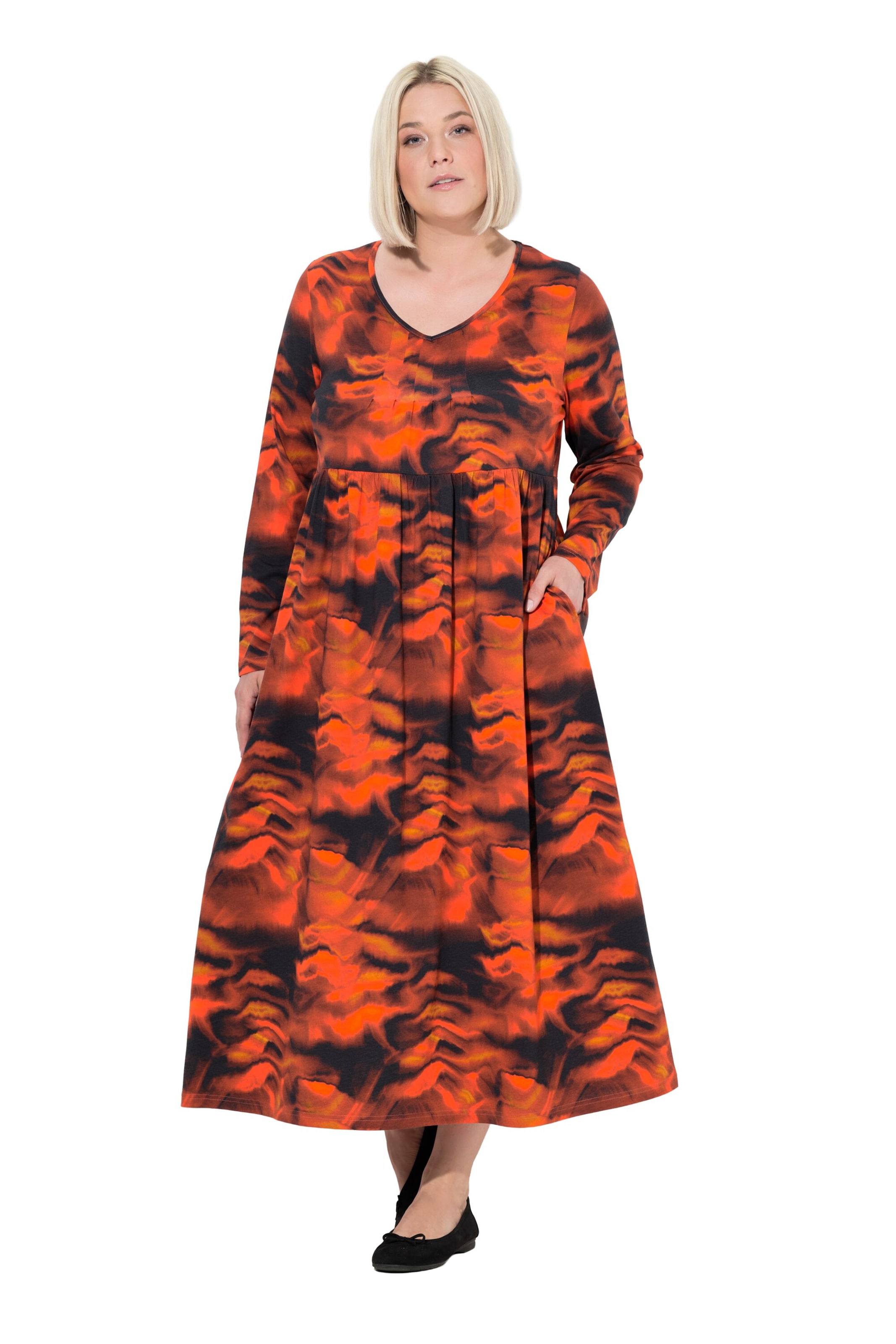Ulla Popken Dress in Orange