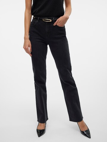 VERO MODA Bootcut Džíny 'Tessa' – černá