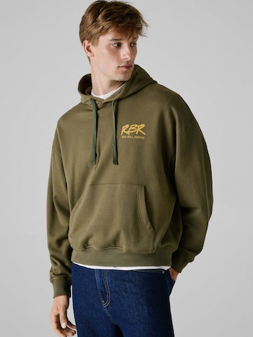 Red Bull Racing x Pepe Jeans Sweatshirt 'MARKER SCRIPT' in Groen