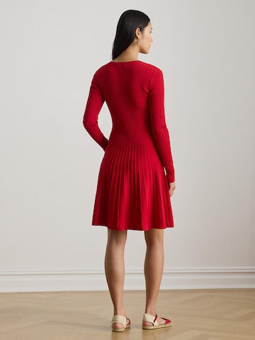 Lauren Ralph Lauren Kootud kleit, värv punane