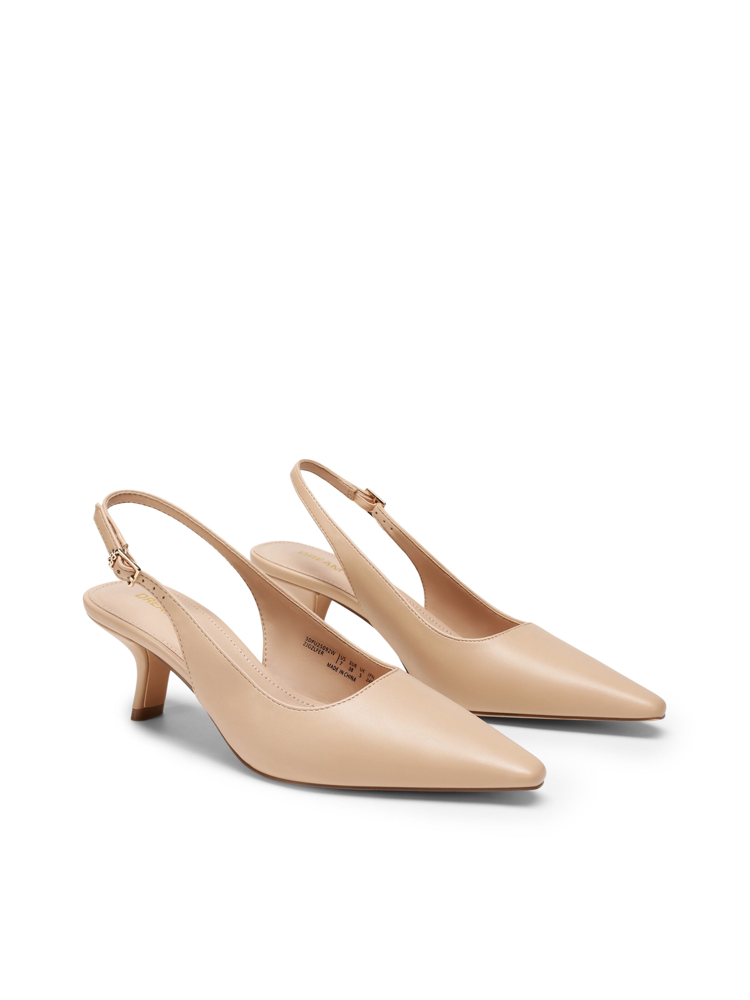 Dream Pairs Pumps in Beige: front