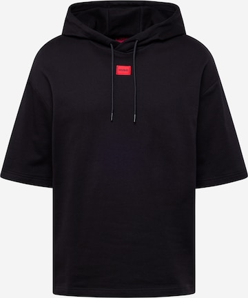 HUGO Red Sweatshirt 'Dresley232' in Zwart: voorkant