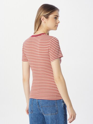 Maglietta 'Rib Baby Tee' di LEVI'S ® in rosso