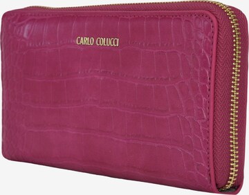 Carlo Colucci Wallet 'Chiarotti' in Red
