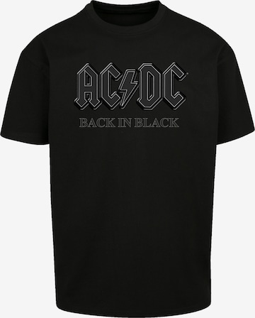 F4NT4STIC T-Shirt 'ACDC Back In Black' in Schwarz: Vorderseite