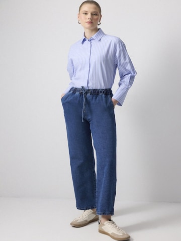 Regular Pantalon Touche Prive en bleu
