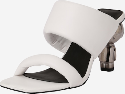 Saboți 'IKON' Karl Lagerfeld pe alb coajă de ou, Vizualizare produs