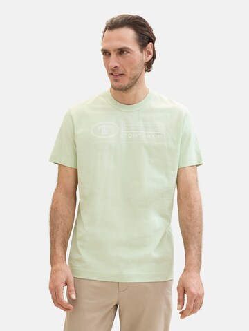 TOM TAILOR - Camiseta en verde: frente