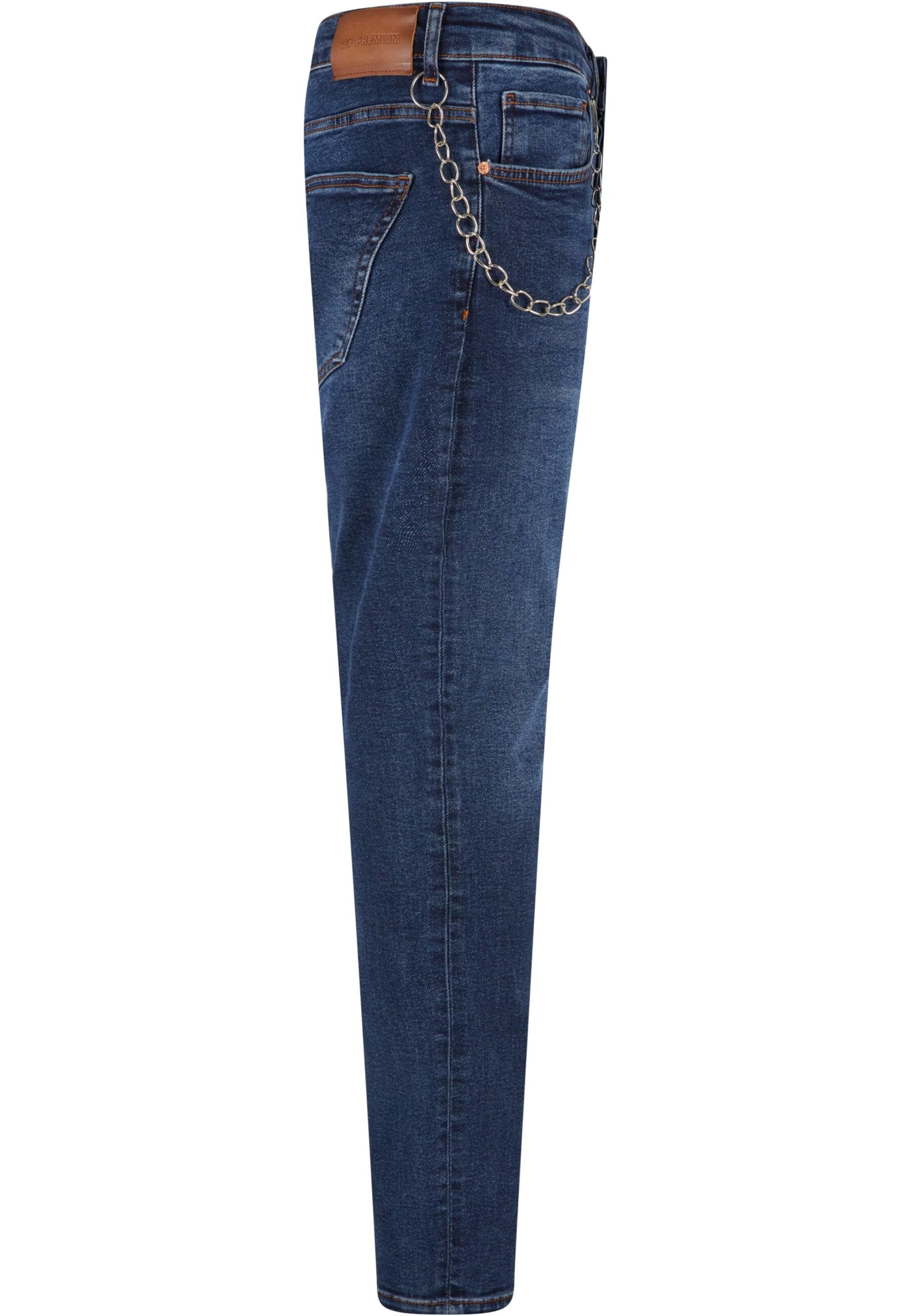 2Y Premium Slimfit Jeans in Blau