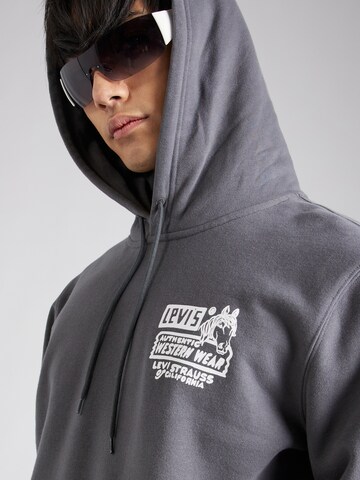 LEVI'S ® - Sweatshirt 'Standard Graphic Hoodie' em cinzento