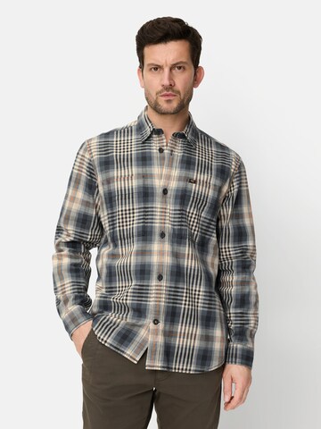 CAMEL ACTIVE Regular fit Button Up Shirt in Grey: front