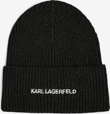 Karl Lagerfeld - Gorra en negro: frente