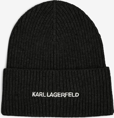 Karl Lagerfeld Beanie in schwarz / offwhite, Produktansicht