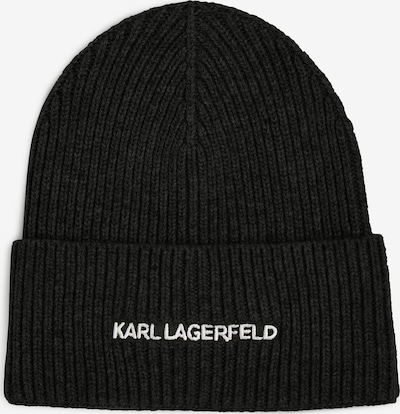 Karl Lagerfeld Mütze in schwarz / offwhite, Produktansicht