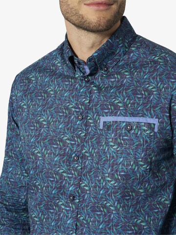 BABISTA Regular fit Button Up Shirt 'Vestiro' in Blue