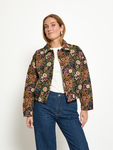 minus - Chaqueta de entretiempo 'Meg' en negro: frente