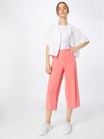 ONLY Wide leg Pleat-front trousers in Orange