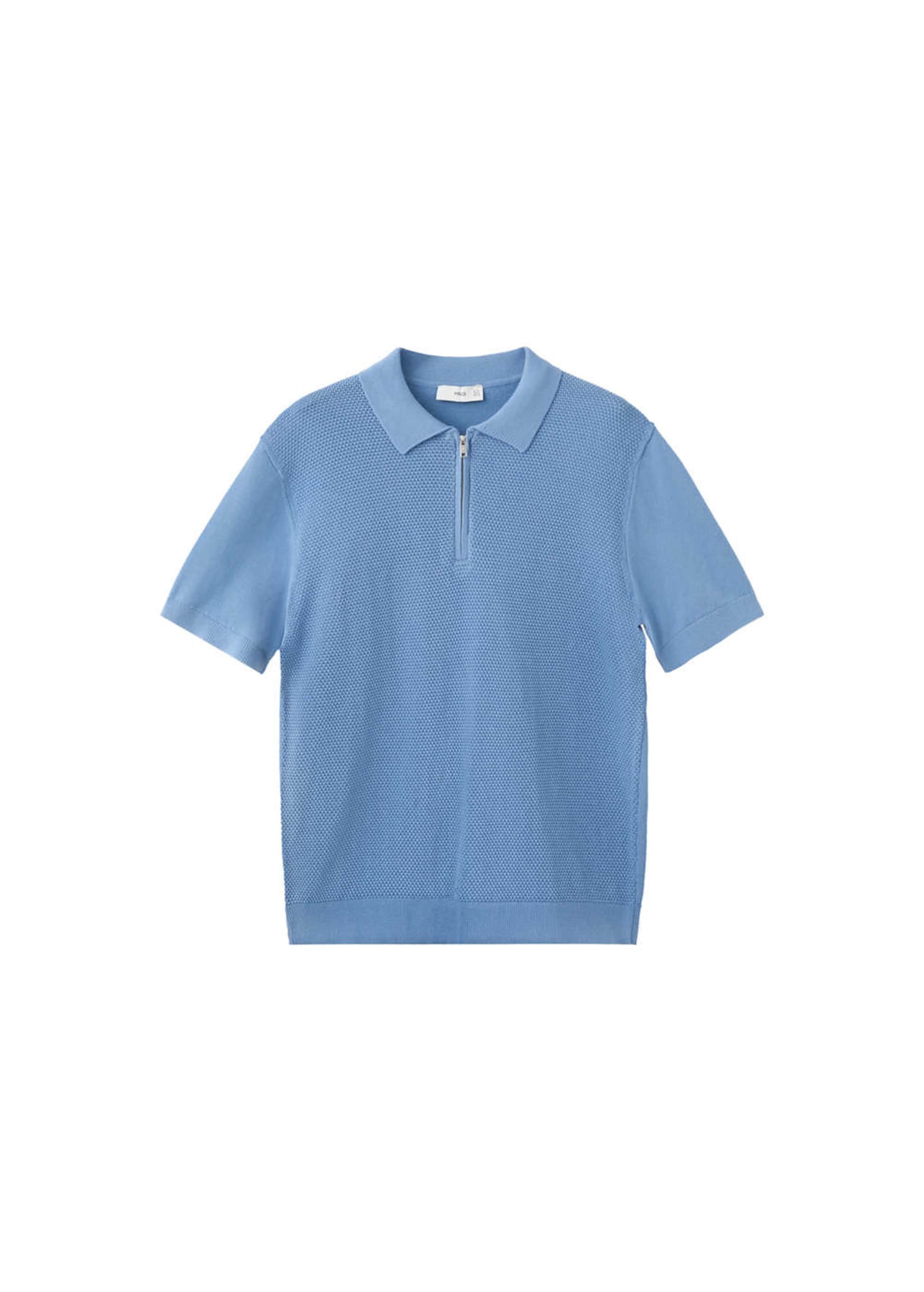 MANGO MAN Sweater 'Canario' in Blue: front