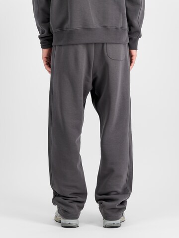 ALPHA INDUSTRIES Loose fit Sports trousers in Grey