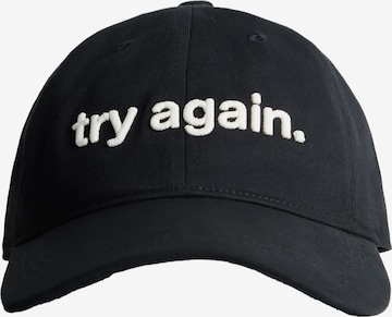 Bershka Cap in Schwarz: Vorderseite