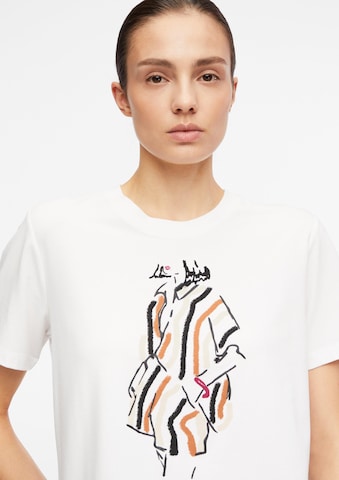 COMMA Shirt in Wit