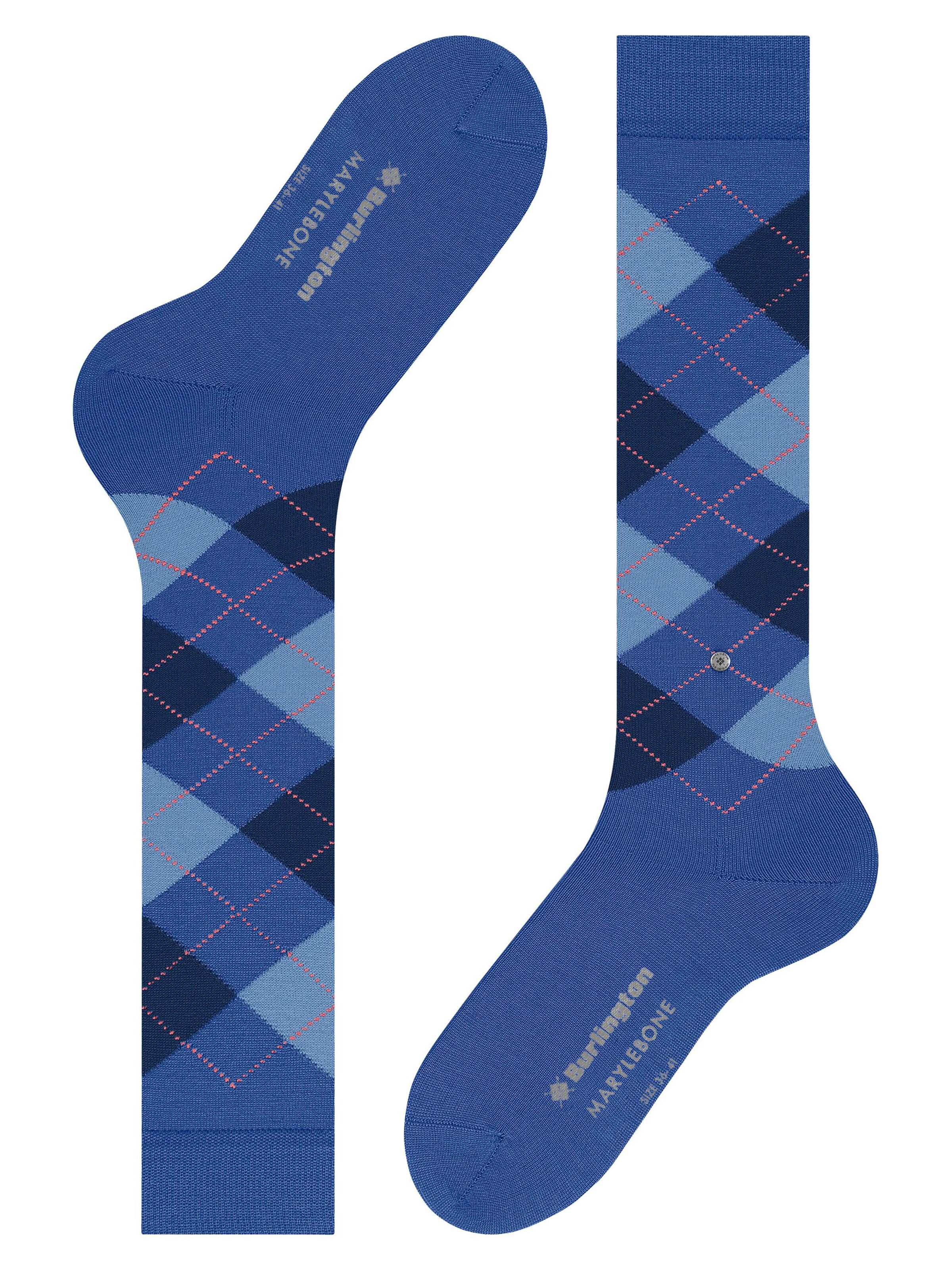 BURLINGTON Overknee Strümpfe 'Marylebone'‌‌‌‌ in Blau