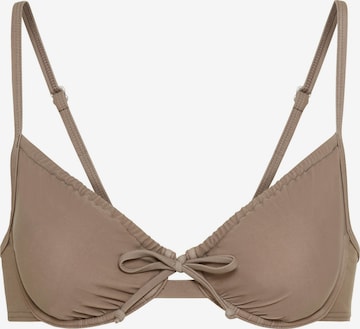 Top per bikini di LSCN by LASCANA in grigio: frontale