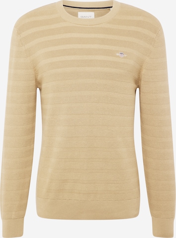 Pull-over GANT en beige : devant