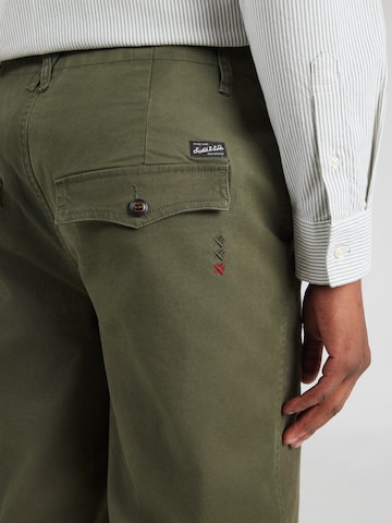 SCOTCH & SODA Regularen Hlače | zelena barva