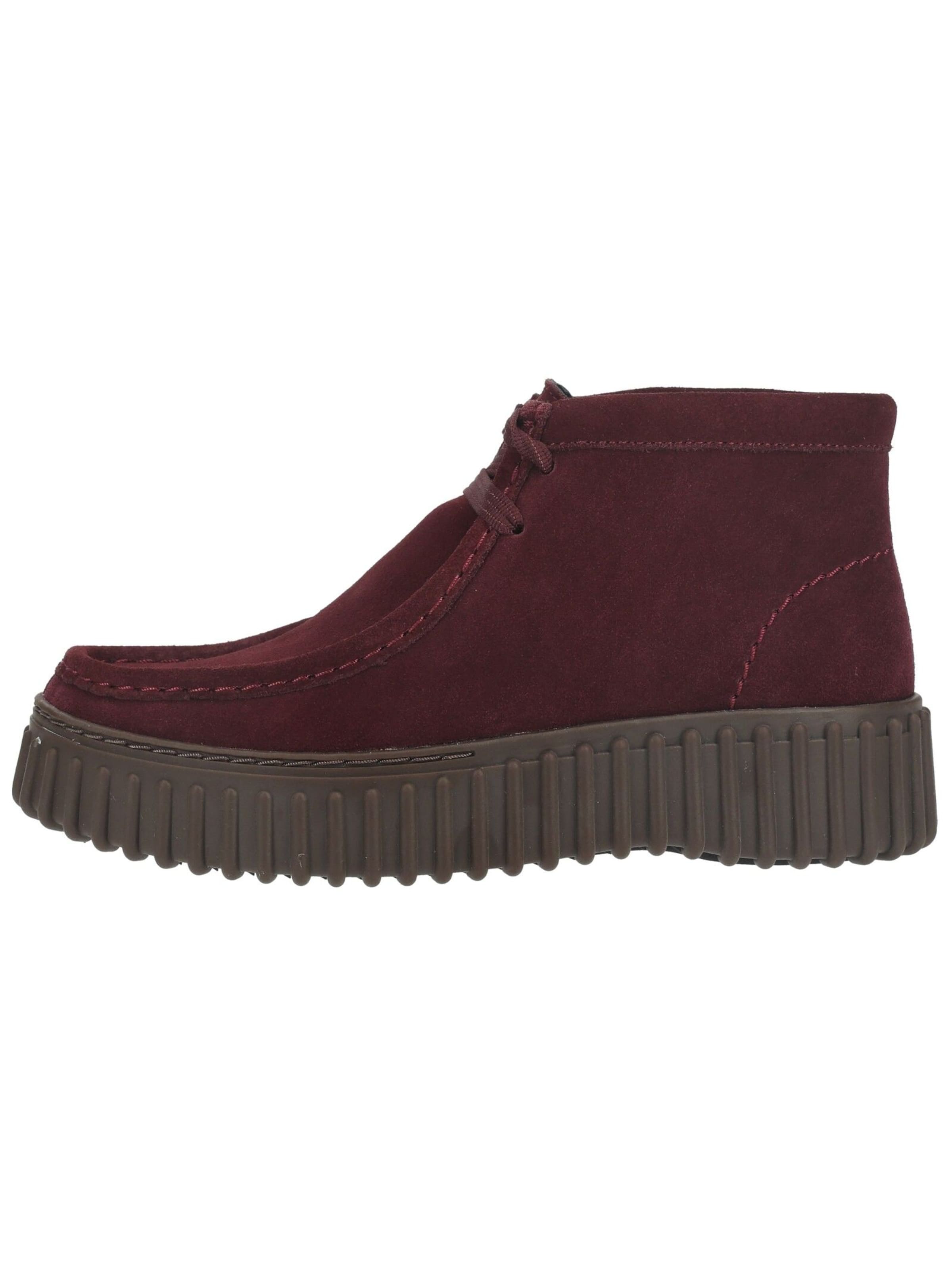 CLARKS Lace-up bootie in Red