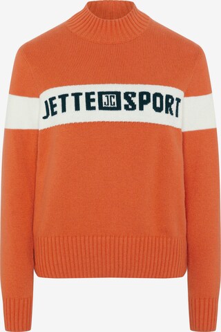 Jette Sport Sweater in Orange: front