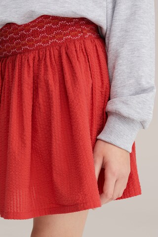 WE Fashion Skirt in Red