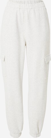 HOLLISTER - Tapered Calças cargo em cinzento: frente