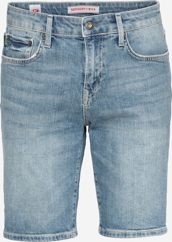 Superdry Slimfit Jeans in Blauw: voorkant
