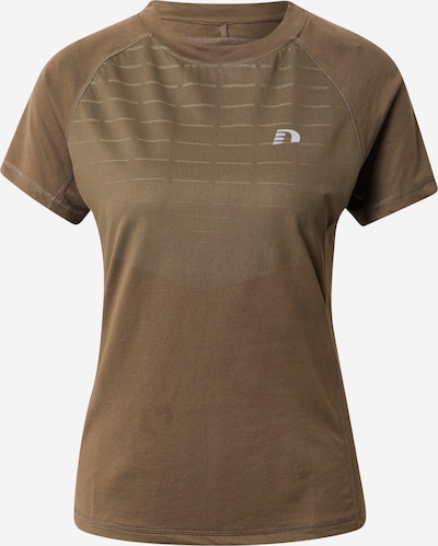 Newline Camiseta funcional 'LAKELAND' en gris plateado / oliva, Vista del producto