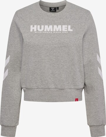 Hummel Sportief sweatshirt 'Legacy' in Grijs: voorkant