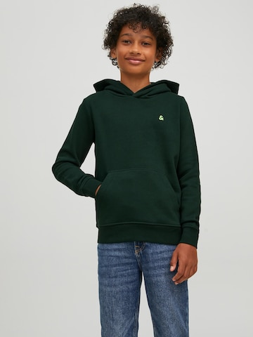 Jack & Jones Junior Sweatshirt 'Star' in Groen: voorkant